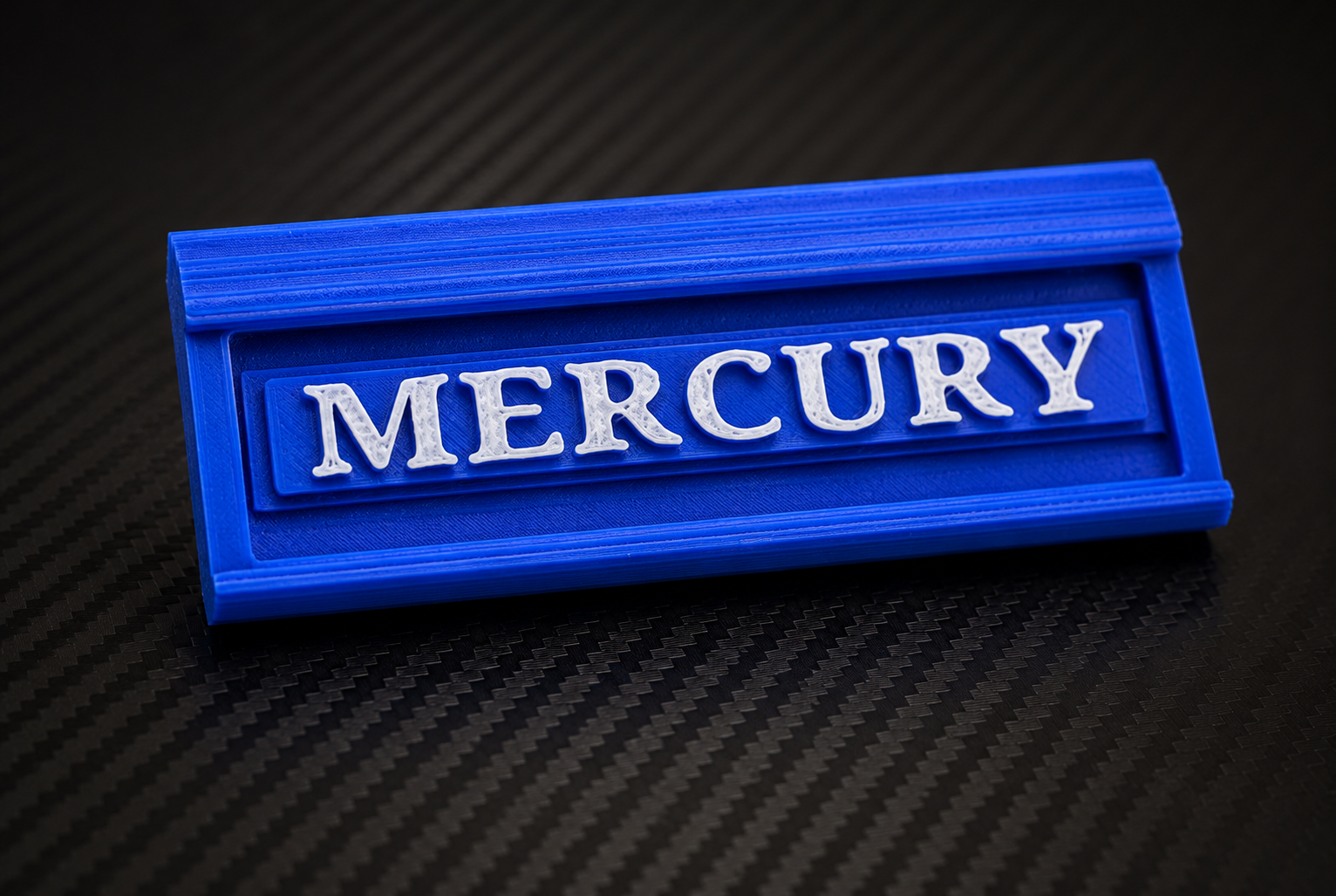 Mercury Truck Tailgate Keychain